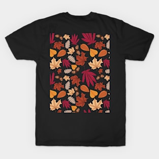 Autumn leaves design T-Shirt